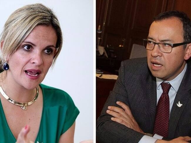 María Andrea Nieto y Alfonso Prada. Foto: Colprensa