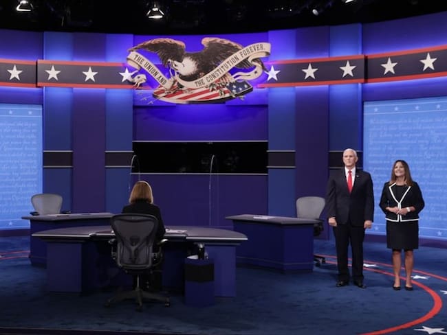 Mike Pence y Kamala Harris realizaron el único debate por la Vicepresidencia de Estados Unidos.. Foto: Getty Images