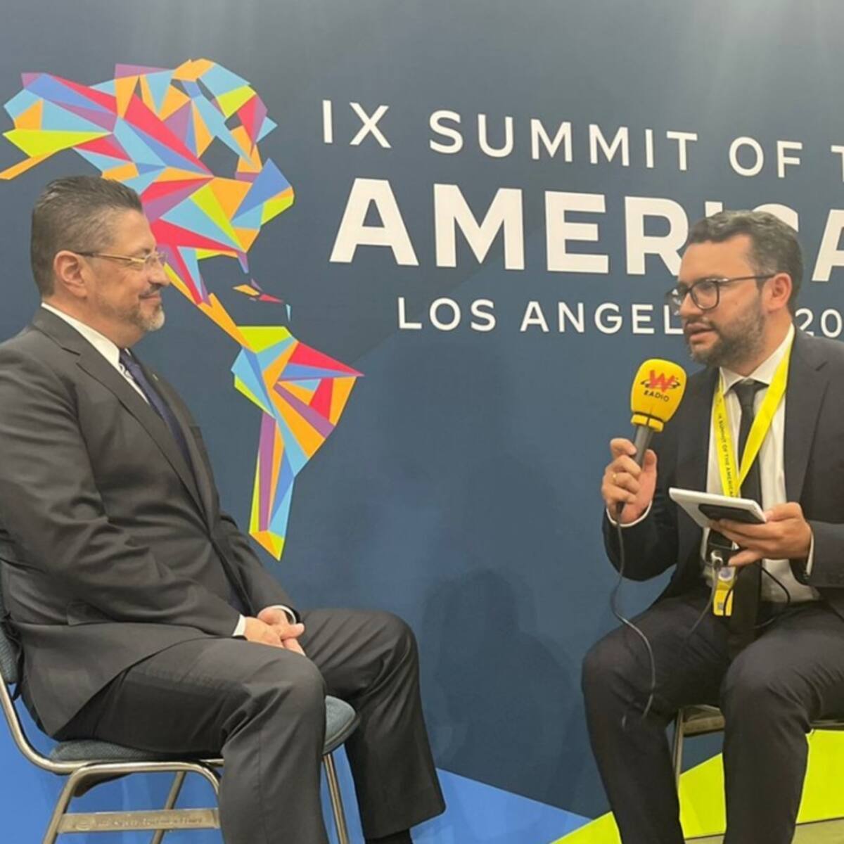 “Aspiramos a que los pueblos del mundo tengan democracia”: presidente de Costa Rica