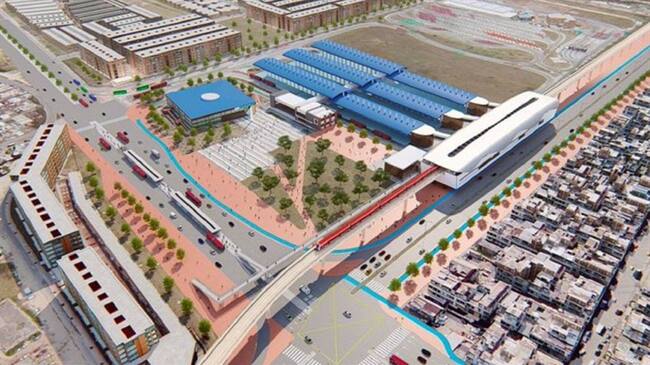 Metro de Bogotá. Foto: Twitter: @MetroBogota