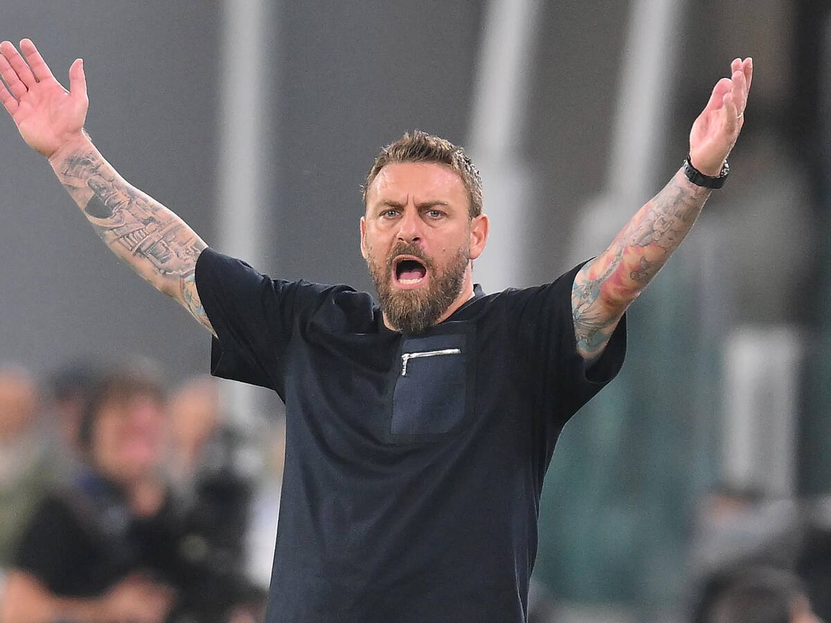 Roma despidió a Daniele De Rossi como entrenador tras cuatro partidos en la liga