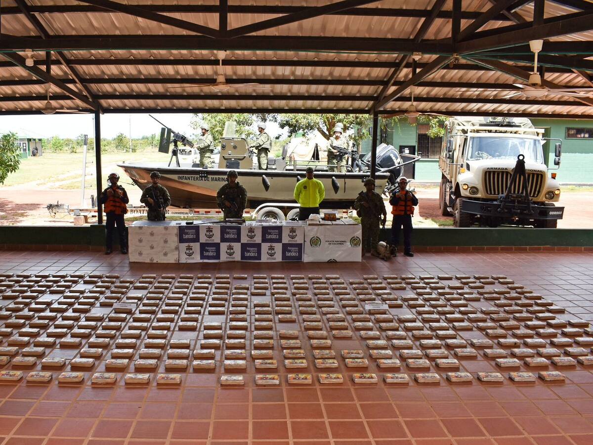 Incautaron clorhidrato de cocaína avaluada en más de 18 millones de dólares en Arauca