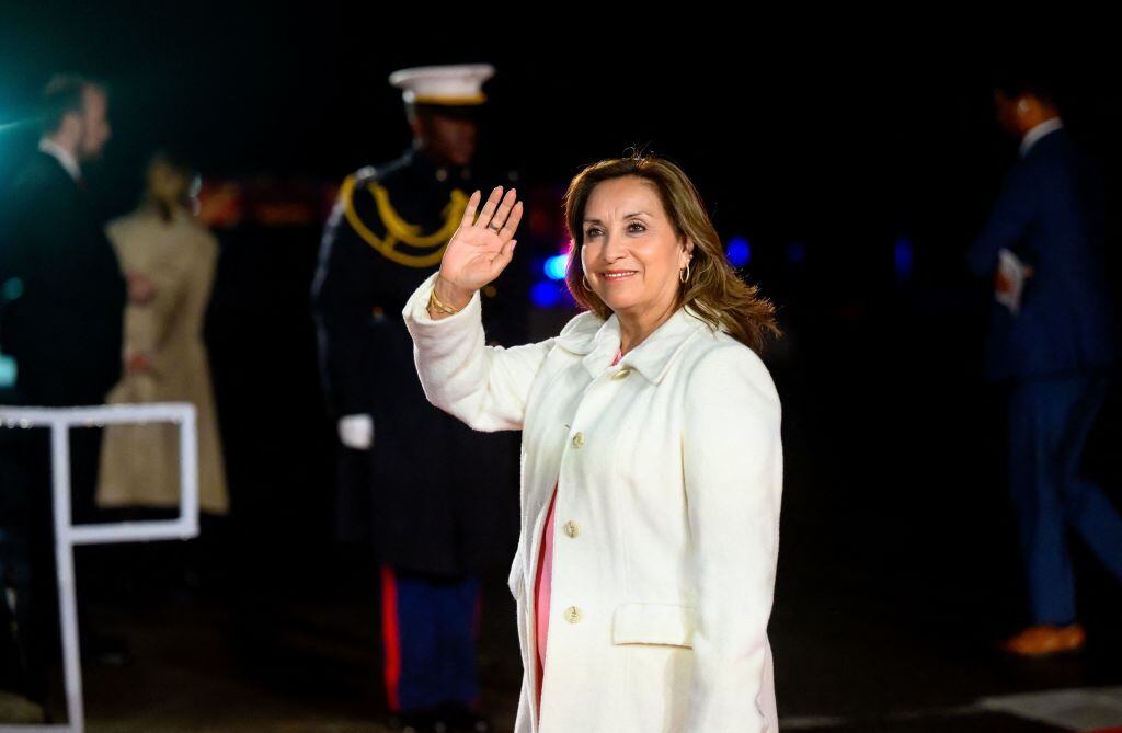 Presidenta de Perú, Dina Boluarte. Foto: Getty Images.