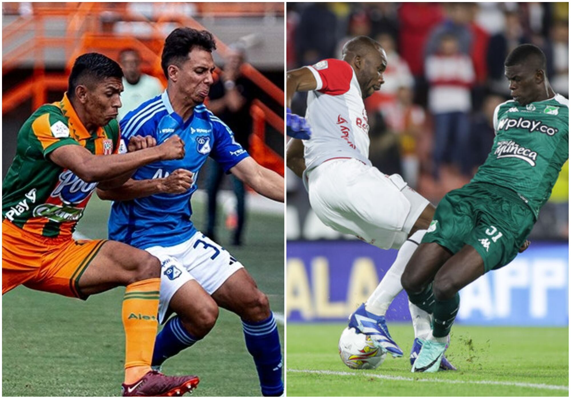 Envigado y Millonarios abrirán la fecha 19 e Independiente Santa Fe vs. Deportivo Cali cerrarán la jornada. Foto: Millonarios FC/ Colprensa.