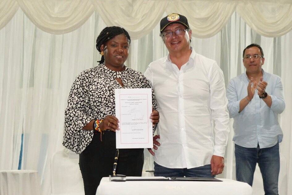 Presidente Petro sancionó la ley que crea el Ministerio de la Igualdad. Foto. Presidencia.