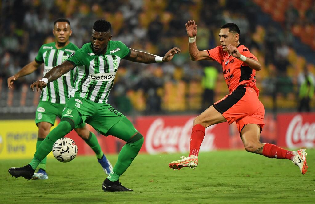 Atlético Nacional Vs Nacional de Asunción, fase 2 Copa Libertadores. Foto: Jaime SALDARRIAGA/AFP/Getty Images