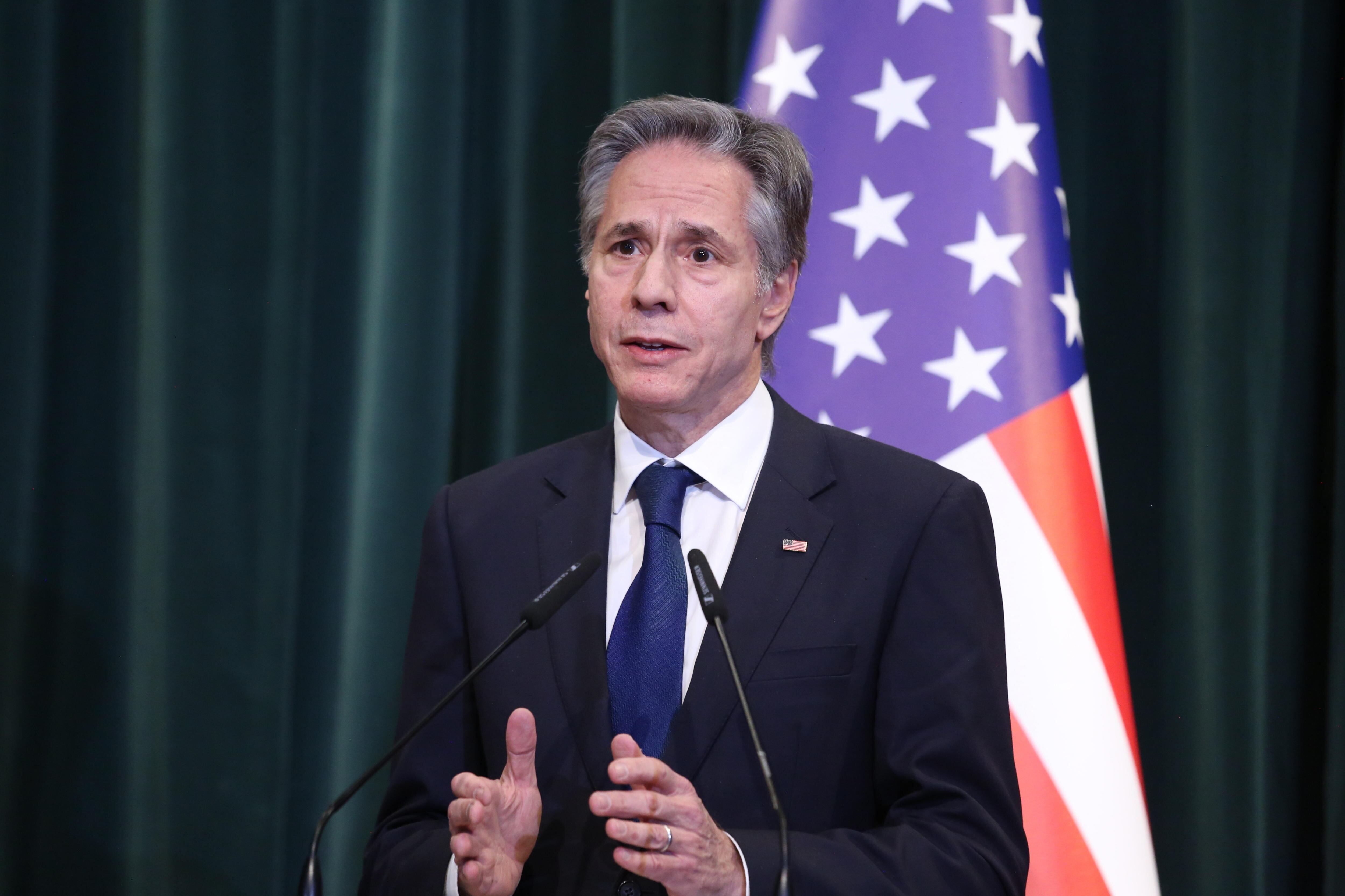 Secretario de Estado de Estados Unidos, Antony Blinken. Foto: EFE/EPA/MALTON DIBRA