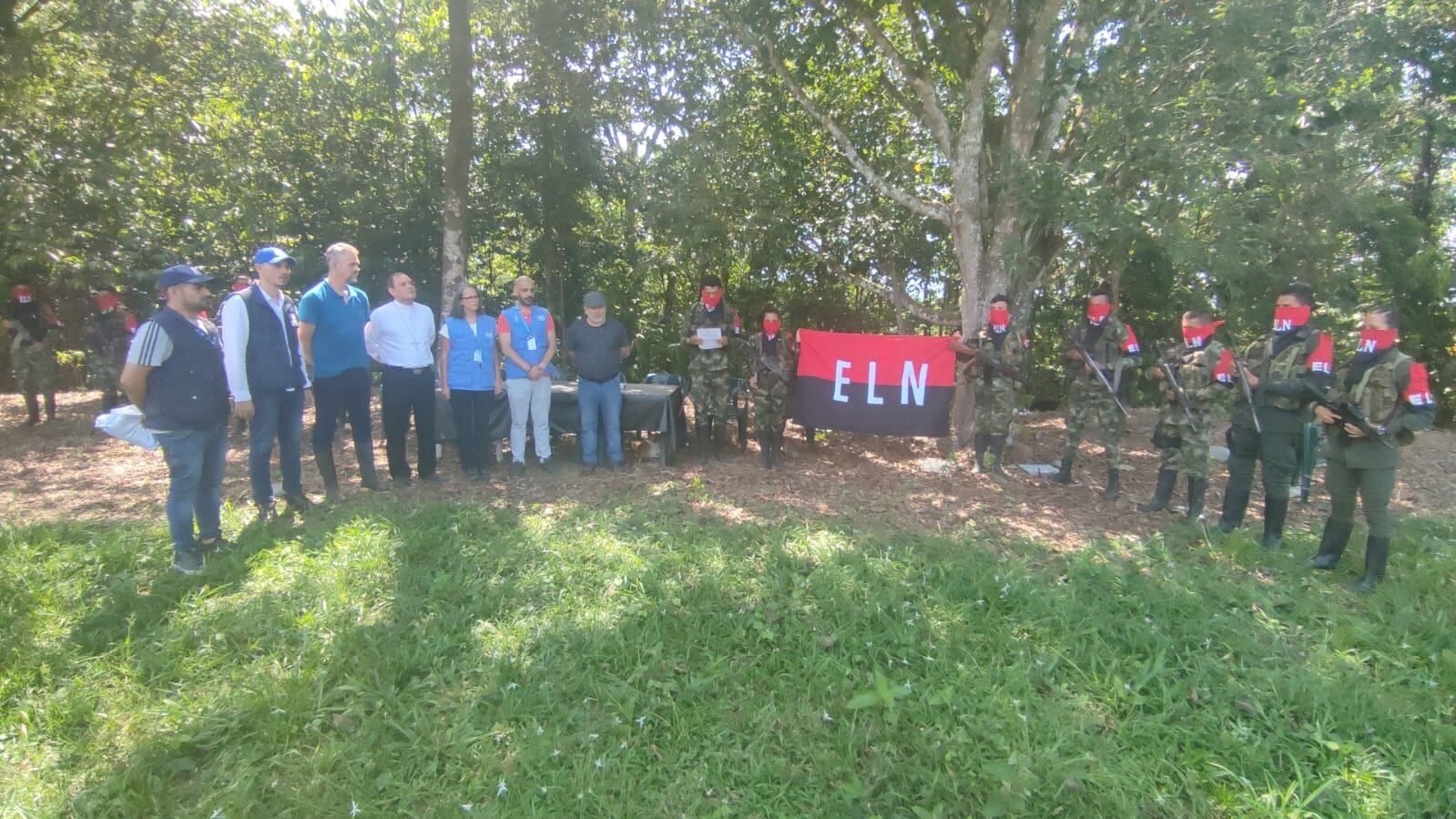 ELN dejó en libertad a ciudadano sueco-americano secuestrado en el Catatumbo. Foto: Suministrada.
