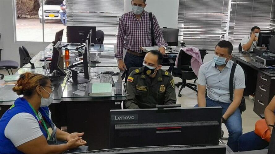 Amenazas Barrancabermeja . Foto: Policía Magdalena Medio.