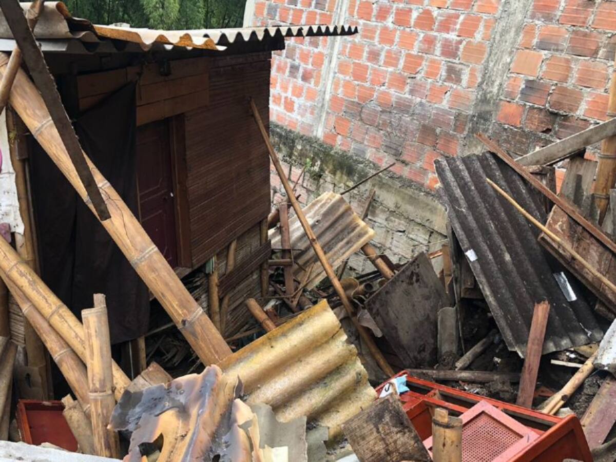 89 familias damnificadas y 50 viviendas colapsadas por lluvias en Piojó, Atlántico