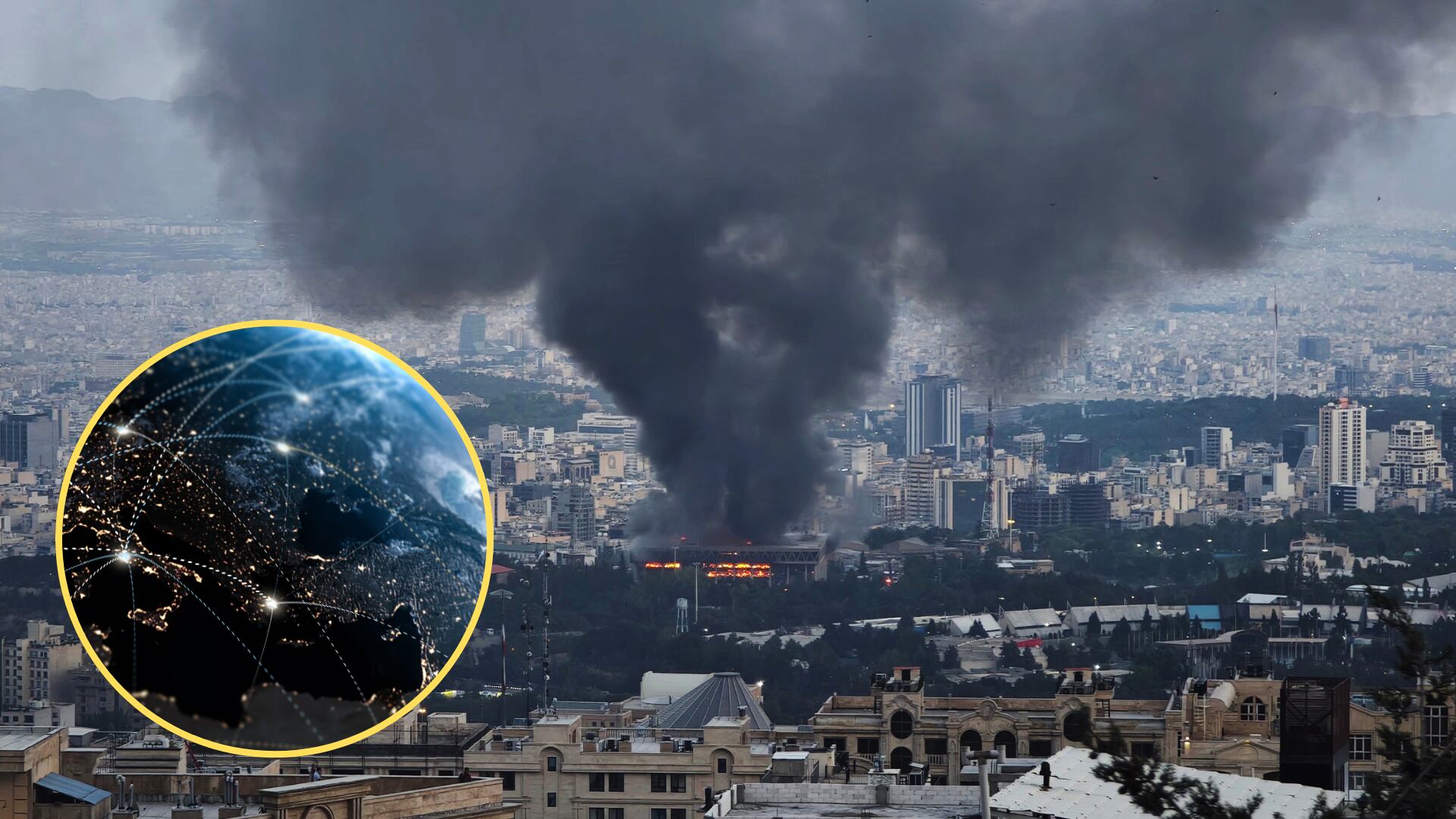 Ataques israelís en Irán. Foto:  Stringer/Getty Images.