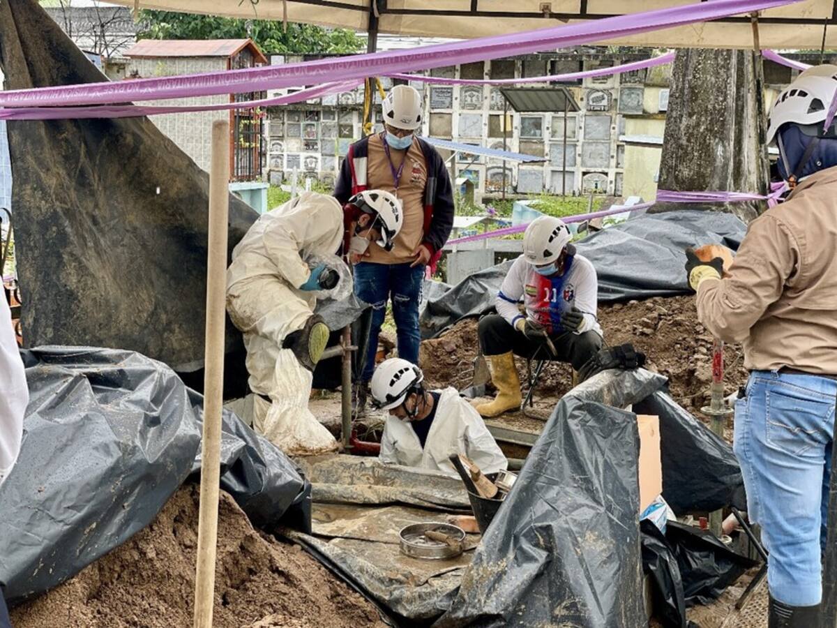 UBPD exhumó 26 cuerpos en Montería tras primera intervención en cementerio Jardines de la Esperanza