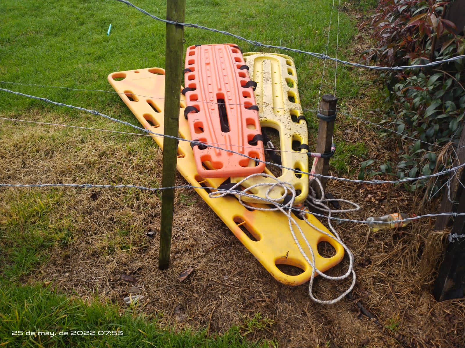 La sede de bomberos de Tabio fue hurtada mientras atendían una emergencia. Foto: Cortesía de Bomberos