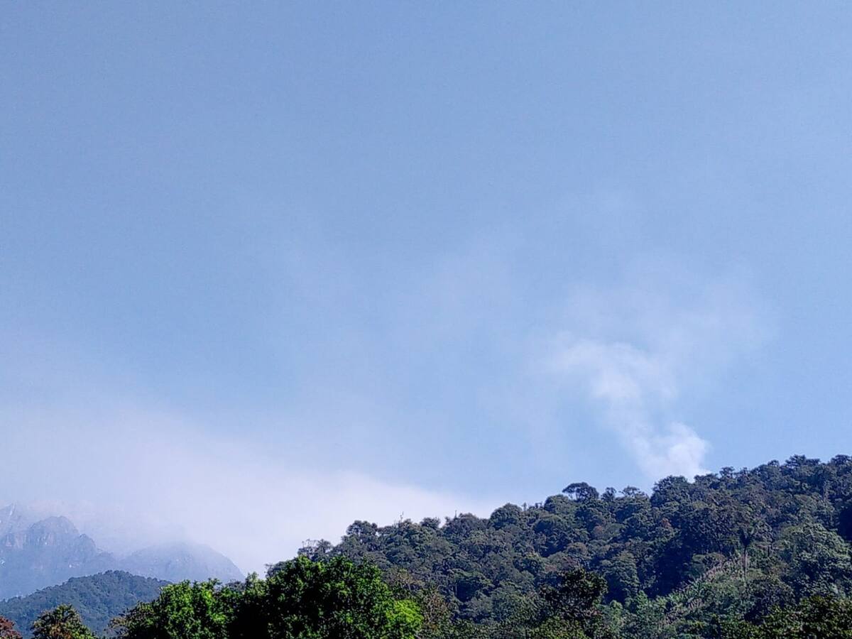 Sigue incendio forestal en la parte alta de la Sierra Nevada de Santa Marta