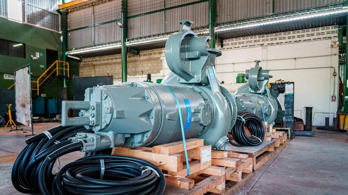 Llegan a Santa Marta dos unidades de bombeo de aguas residuales