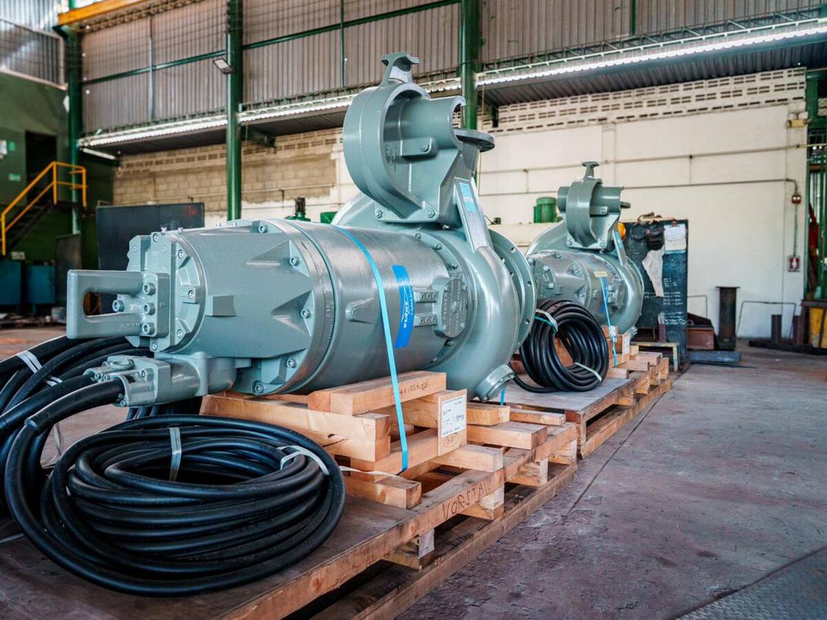 Llegan a Santa Marta dos unidades de bombeo de aguas residuales