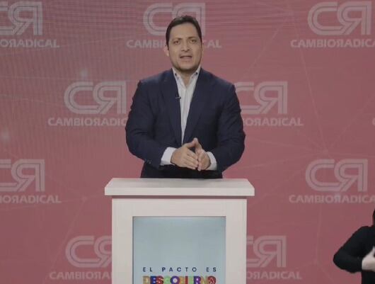 Carlos Fernando Motoa, senador del Cambio Radical. Foto: captura de pantalla.