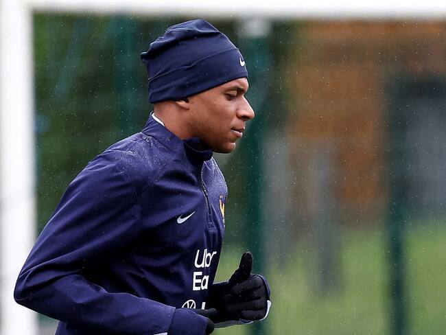 Kylian Mbappe. (Photo by FRANCK FIFE/AFP via Getty Images)