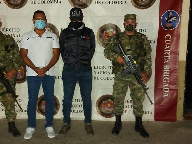 Jaime Eduardo Cano Sucerquia, alias J, es señalado como presunto enlace en Colombia de la mafia calabresa de Italia. Foto: Fiscalía General de la Nación