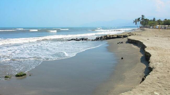 Declararán calamidad pública en Ciénaga (Magdalena) por erosión costera. Foto: Cortesía Alcaldía de Ciénaga