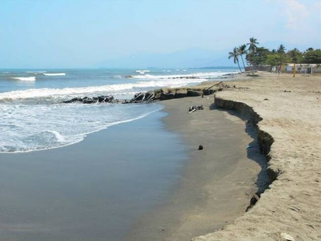 Declararán calamidad pública en Ciénaga (Magdalena) por erosión costera. Foto: Cortesía Alcaldía de Ciénaga