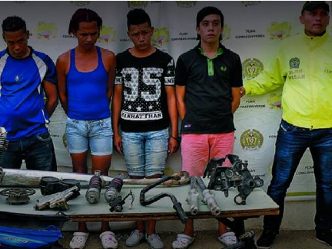 Momento de la captura de la banda en el 2016/ Archivo Policía