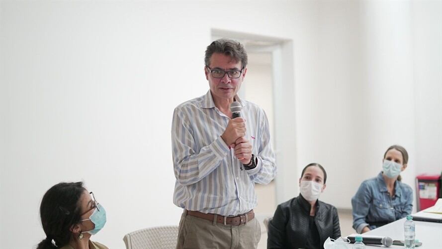 Alejandro Gaviria dice que ha recogido 300.000 firmas para su candidatura presidencial. Foto: Cortesía Colombia tiene futuro