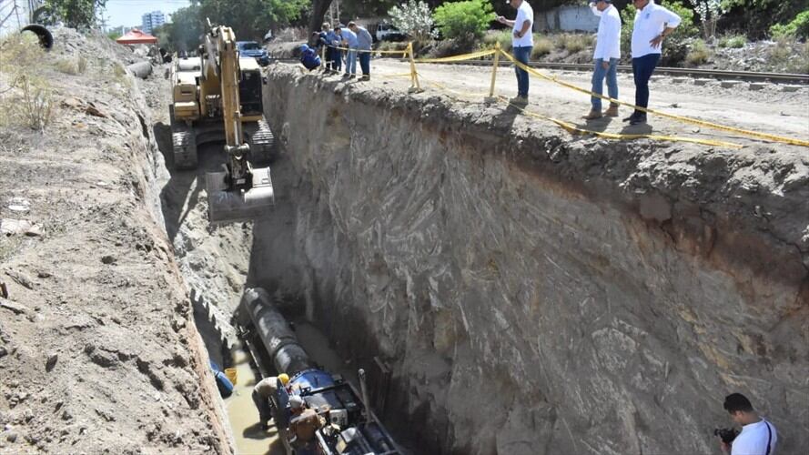 Reactivan construcción de megaproyecto de alcantarillado en Santa Marta. Foto: Cortesía