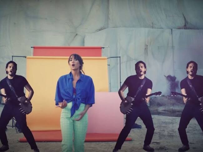 Aitana y Morat. Foto: Youtube