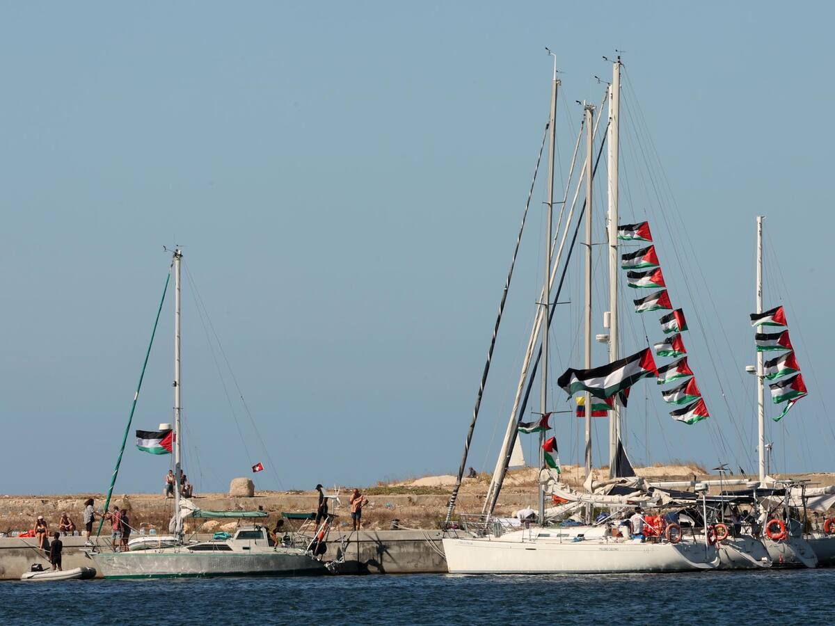 La Flotilla Sumud denunció la presencia de “múltiples drones” en su travesía a Gaza