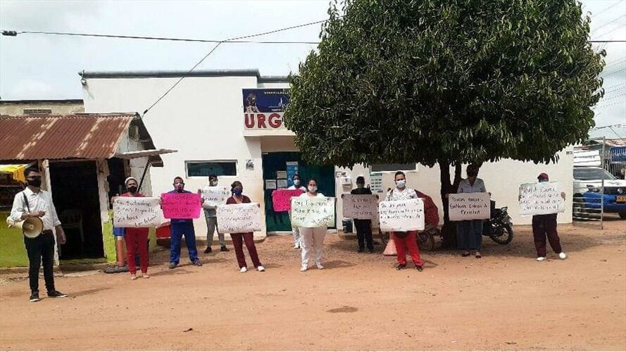 Denuncian despidos masivos en hospital de Guamal, Magdalena . Foto: Cortesía: Denunciante