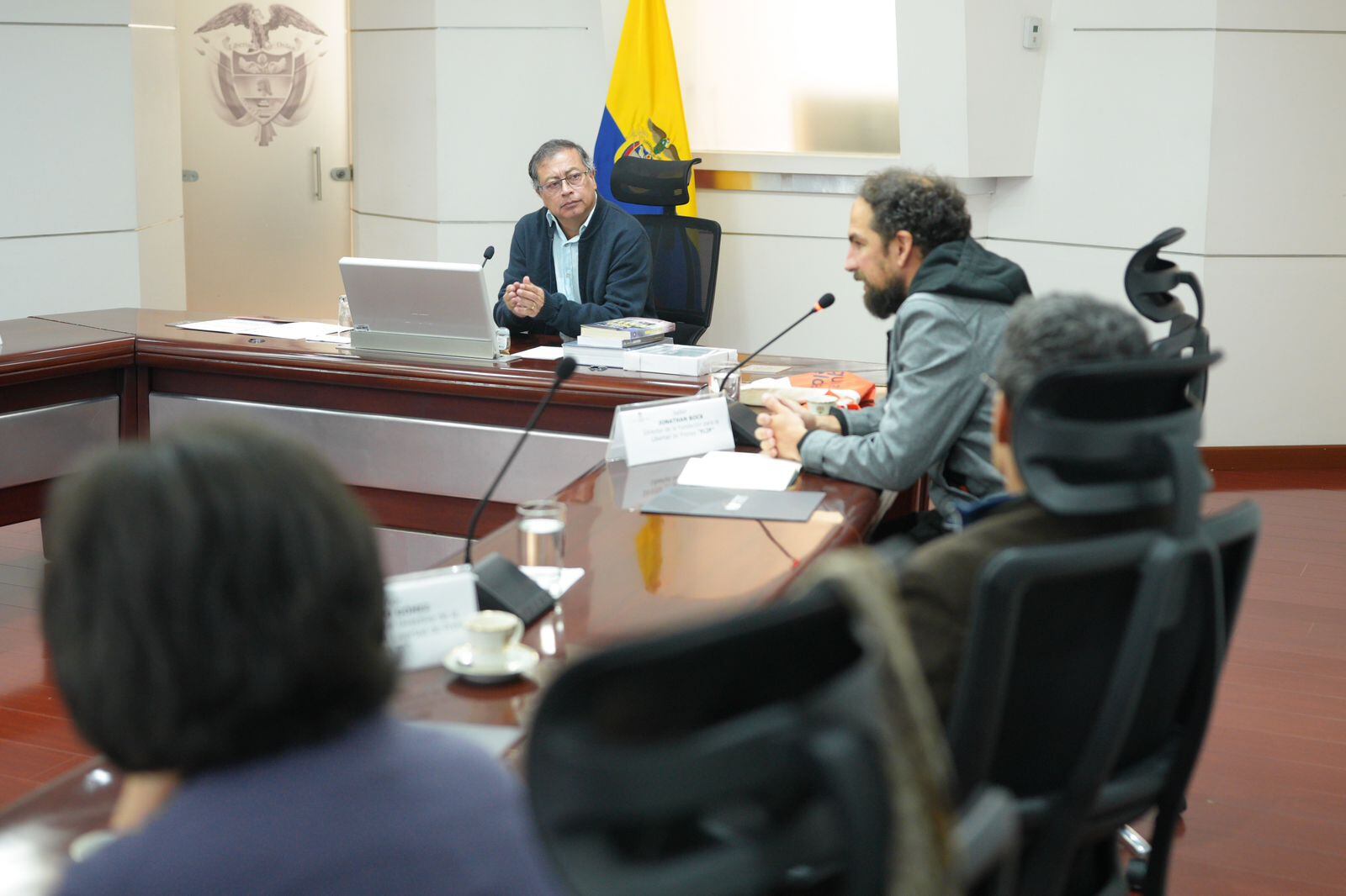 Petro se reunió con la Fundación para la Libertad de Prensa (FLIP). Foto: Suministrada.