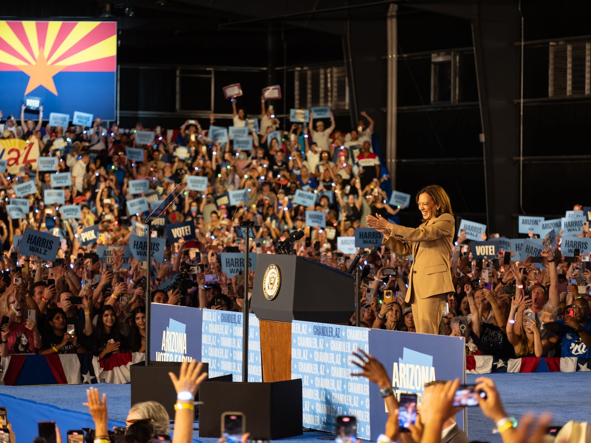 Vicepresidenta Kamala Harris. Foto: EFE.