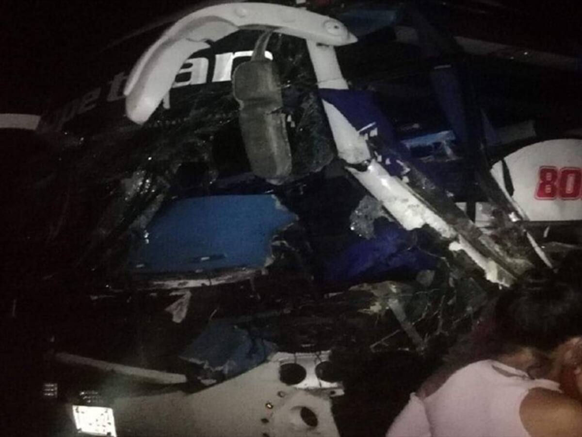 Murieron dos personas en accidente de tránsito en Santander