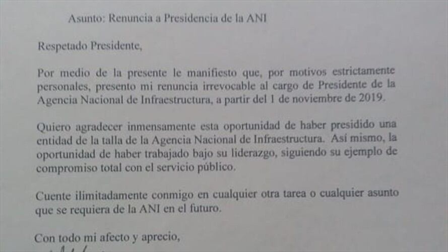 Se hizo oficial la renuncia del presidente de la Ani Louis Kleyn. Foto: Cristian Medina