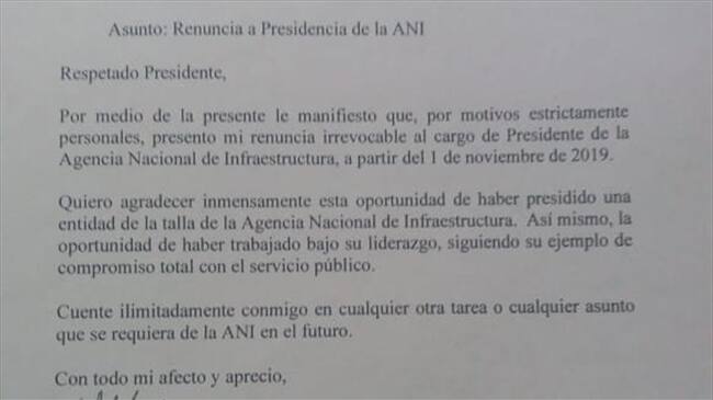 Se hizo oficial la renuncia del presidente de la Ani Louis Kleyn. Foto: Cristian Medina