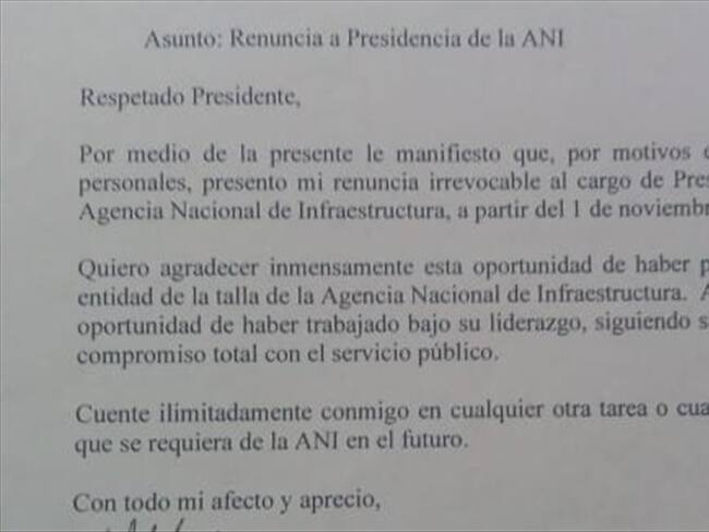 Se hizo oficial la renuncia del presidente de la Ani Louis Kleyn. Foto: Cristian Medina