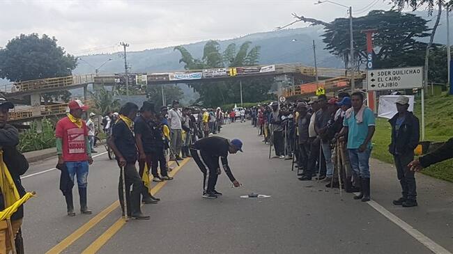Indígenas advierten que se levantarán de la mesa si no cesan ataques en Popayán. Foto: Cortesía