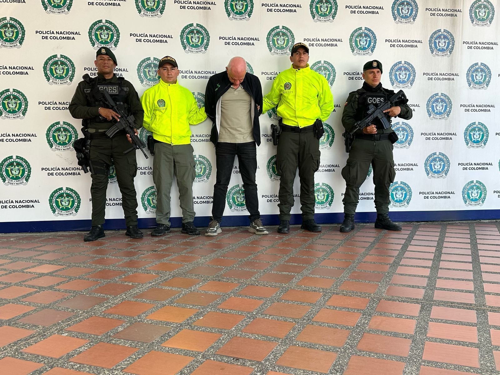 Extraditable capturado en Pereira, Risaralda (foto: Policía Nacional)