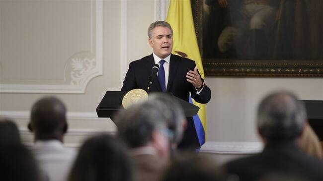 Presidente de Colombia, Iván Duque. Foto: Colprensa