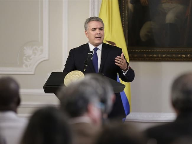 Presidente de Colombia, Iván Duque. Foto: Colprensa