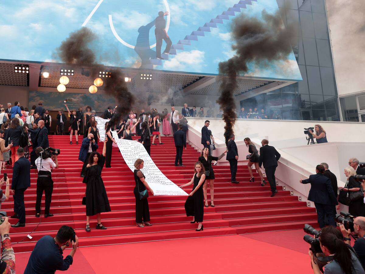 La denuncia de los feminicidios en Francia llegó a la alfombra roja de Cannes