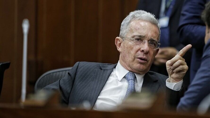 Álvaro Uribe, senador y expresidente de Colombia. Foto: Colprensa