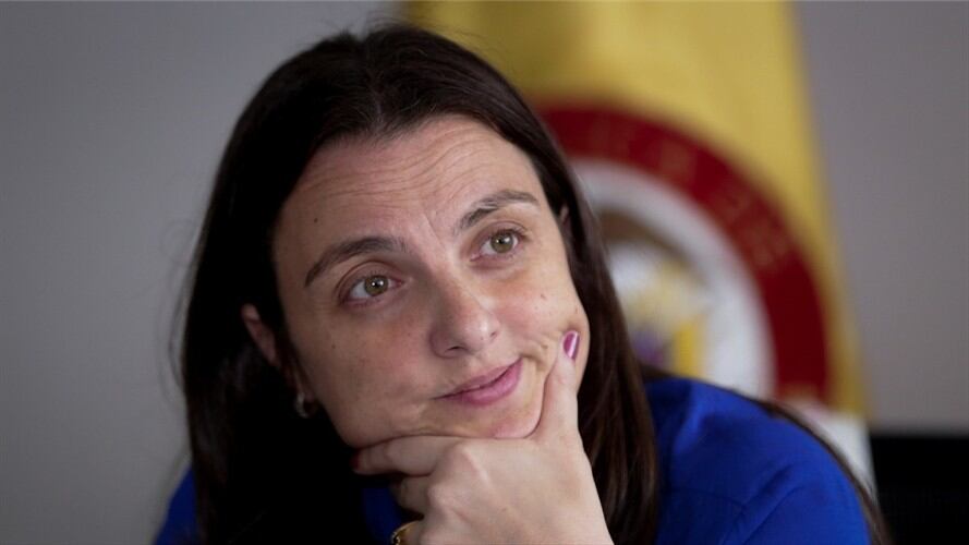 Ministra de las Tic, Karen Abudinen. Foto: Colprensa - Diego Pineda