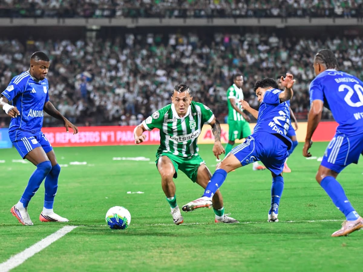Nacional y Millonarios empatan en el clásico de la fecha: resumen del partido