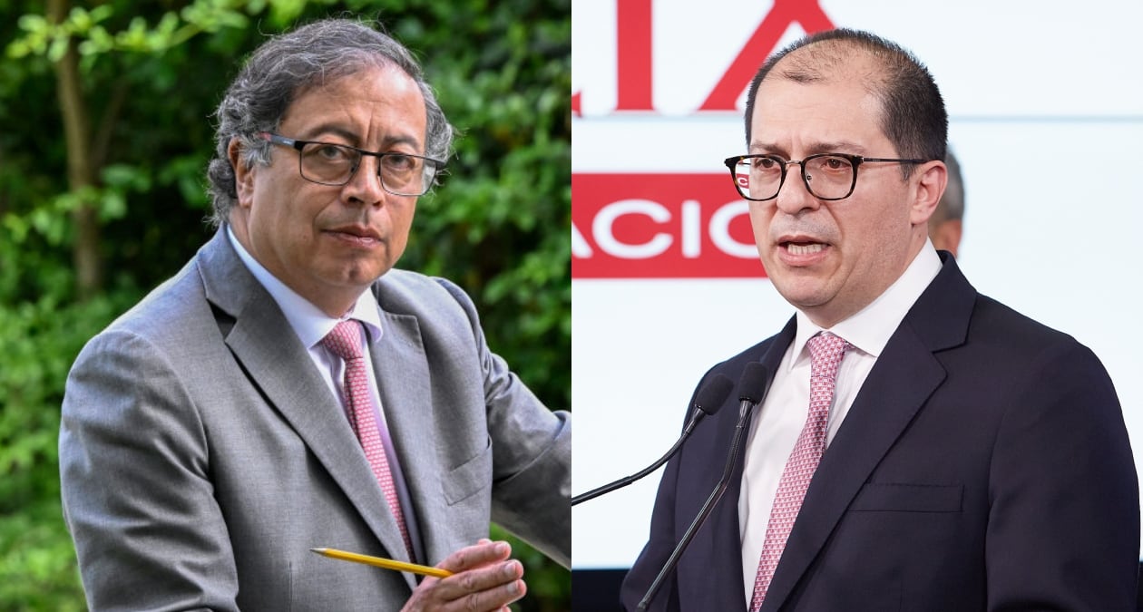 Gustavo Petro y Francisco Barbosa. Foto: Getty Images y Fiscalía.