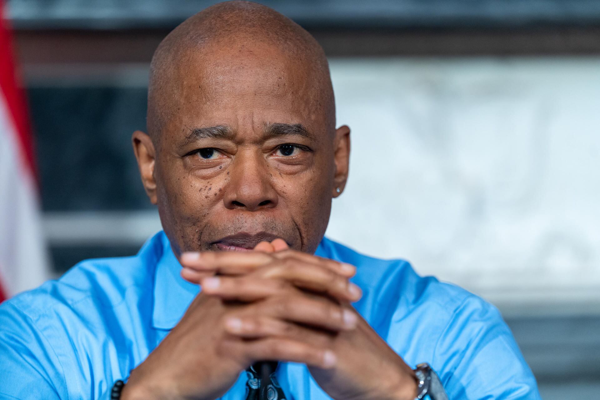 Eric Adams, alcalde de Nueva York, se retiró de la carrera a la reelección. EFE/ Angel Colmenares ARCHIVO