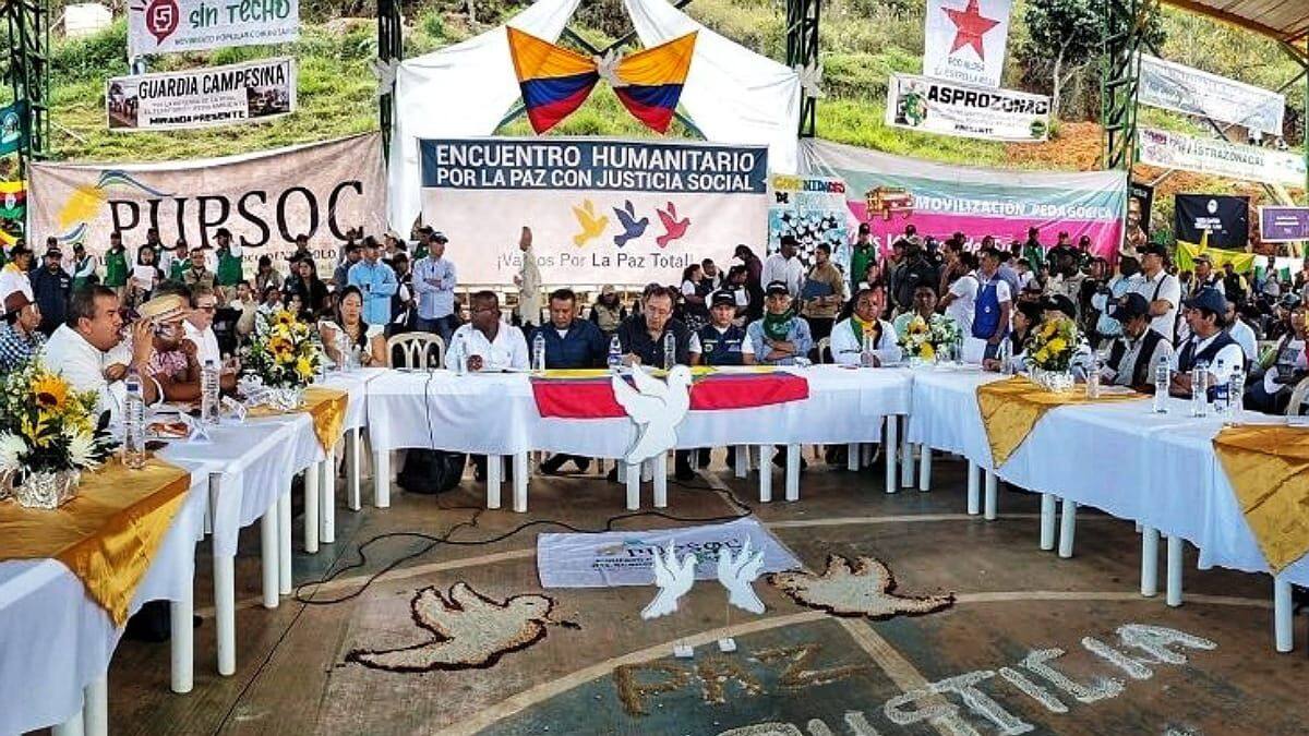 En encuentro humanitario del Cauca reclaman al Gobierno avanzar en diálogos de paz