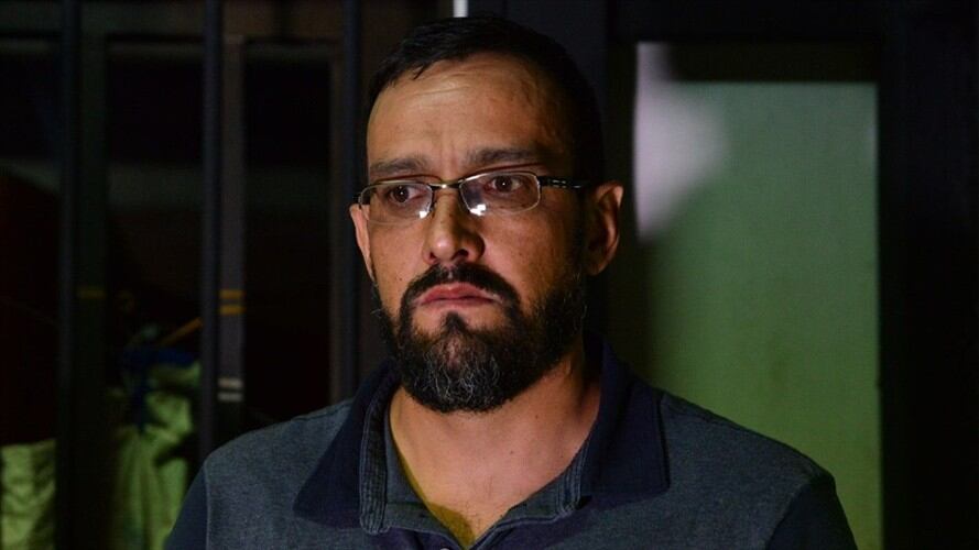 Policía Metropolitana del Valle de Aburrá fue capturado por la Policía Nacional el 13 de agosto de 2018 mientras se movilizaba en un vehículo por la vía Las Palmas. Foto: Policía Metropolitana del Valle de Aburrá