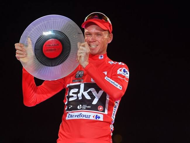 La UCI confirmó hoy que Chris Froome dio positivo por Salbutamol, un broncodilatador, en la última edición de la Vuelta de España. Foto: Getty Images
